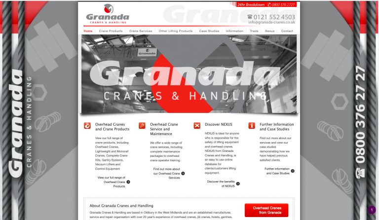 granada cranes website