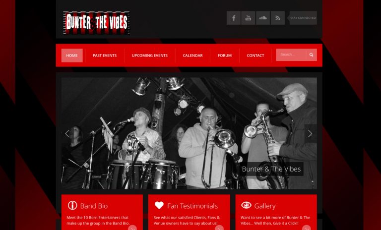 Bunter and the vibes website